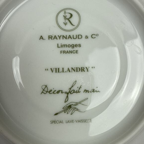 Raynaud Villandry Green Tea Cup And Saucer/discontinued - Picture 4 of 6